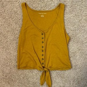 American Eagle Outfitters Size Small Mustard Tank Top
